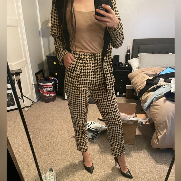 Stylish Houndstooth Women's Pants - Picture 1 of 1